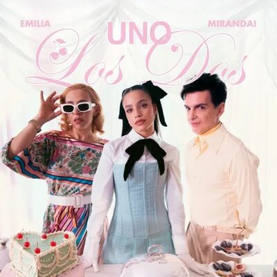 Miranda! presentó "Uno los dos" junto a Emilia Mernes