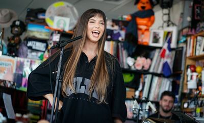 Salió el Tiny Desk Concert de Nathy Peluso