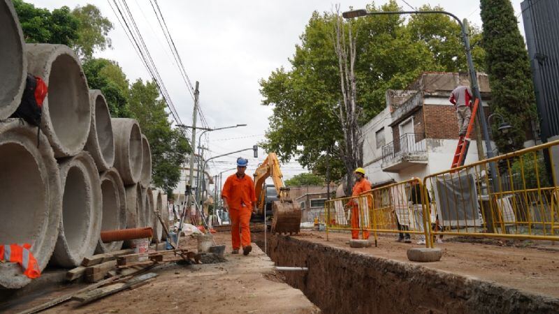 Vicente López: Realizan obras hidraúlicas en Florida Oeste