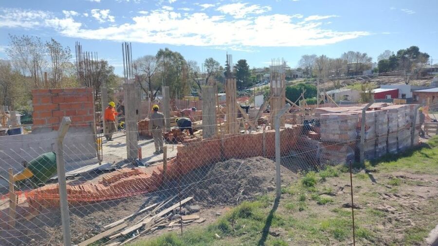 Monte Hermoso: Continúa la construcción de las 70 viviendas Procrear