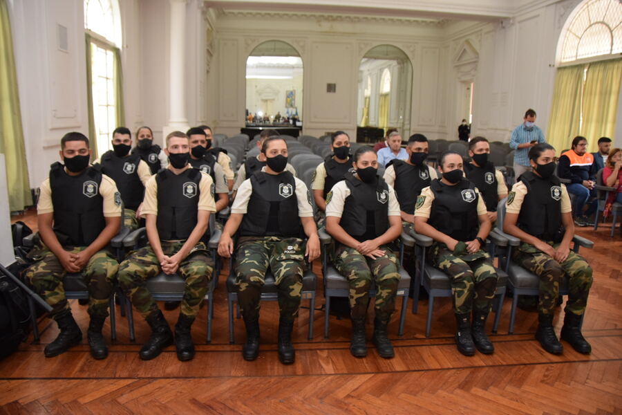 Nueve de Julio: Presentan a los nuevos efectivos del Comando de Prevención Rural