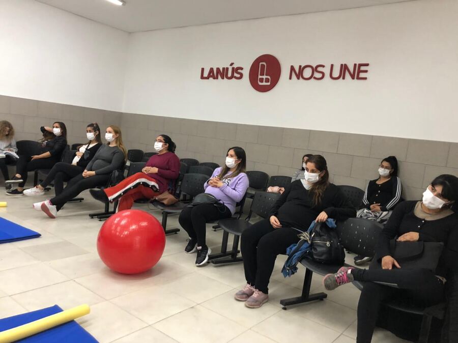 Lanús: Realizan talleres preparto en forma virtual y presencial