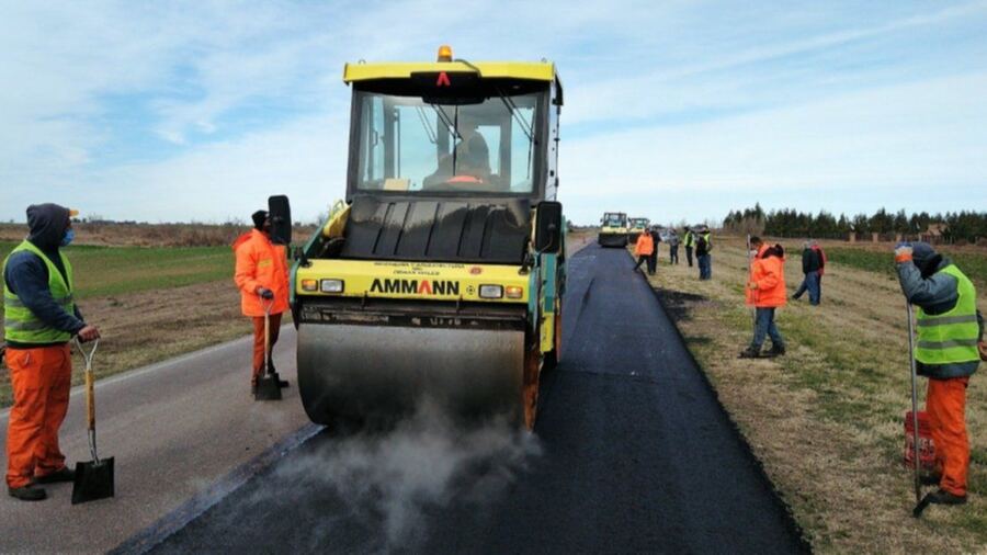 Chivilcoy: Inició la pavimentación del acceso Gorostiaga