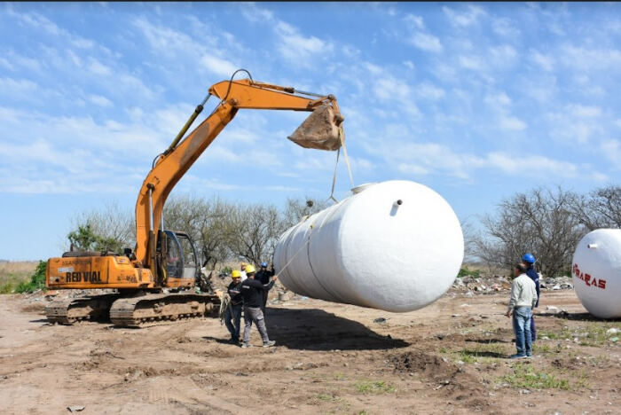 General Arenales: Ponen en funcionamiento la obra de desagües cloacales en Arribeños