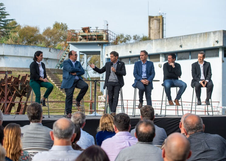 Saladillo: Ponen en marcha las obras para ampliar la planta de tratamiento cloacal