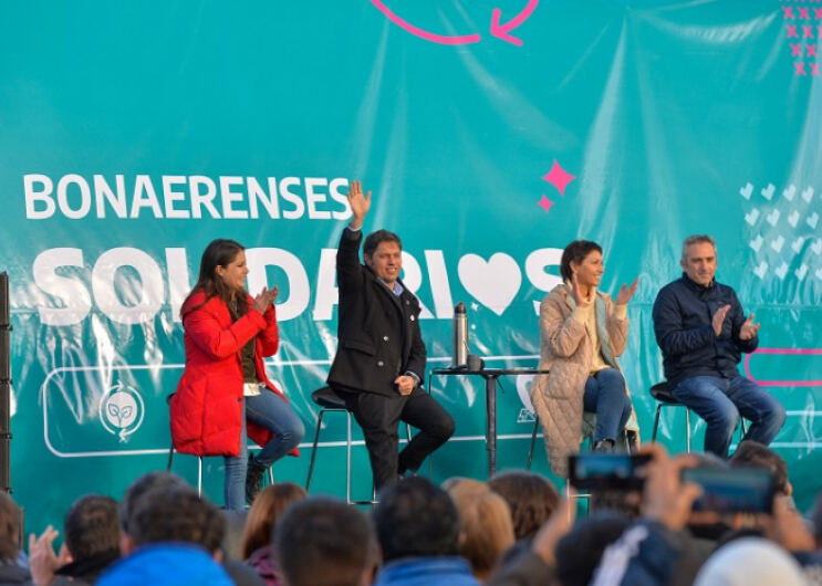 Lanzan una nueva etapa del programa Bonaerenses Solidarios y Solidarias