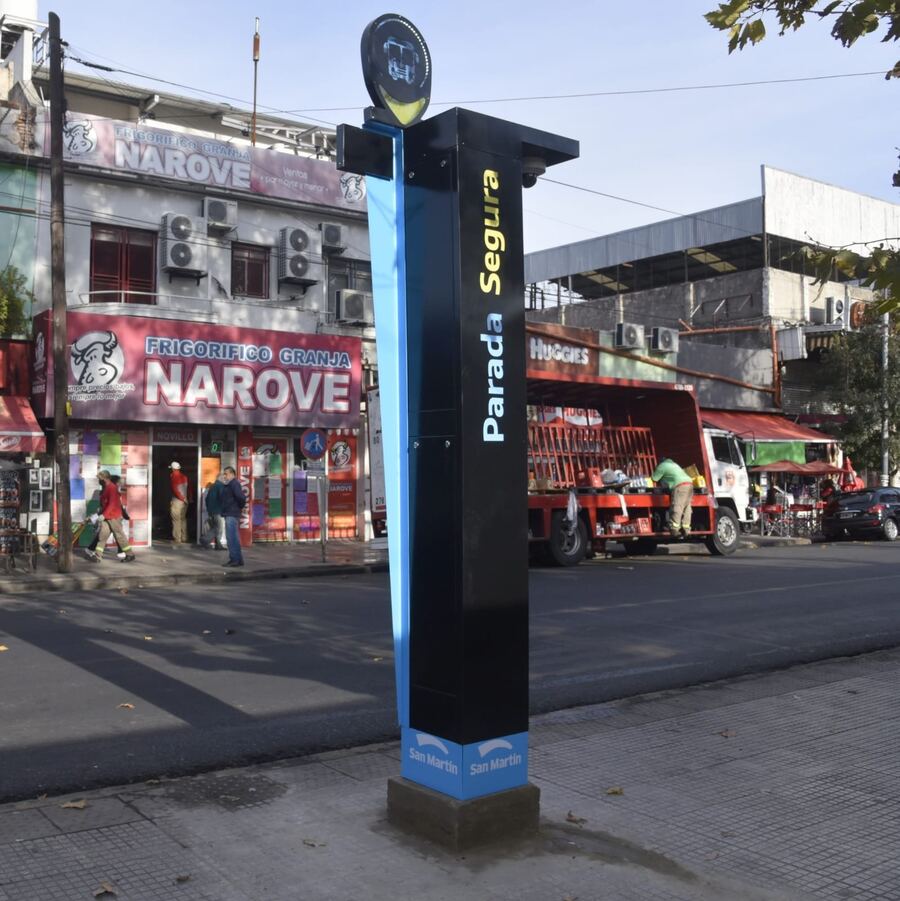 San Martín: El municipio instaló un Tótem de Seguridad