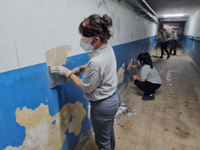 Realizan obras de reparación en 40 hospitales bonaerenses