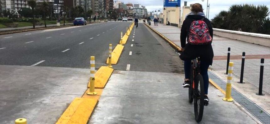 Mar del Plata: Comienza la etapa final de construcción de la primera ciclovía
