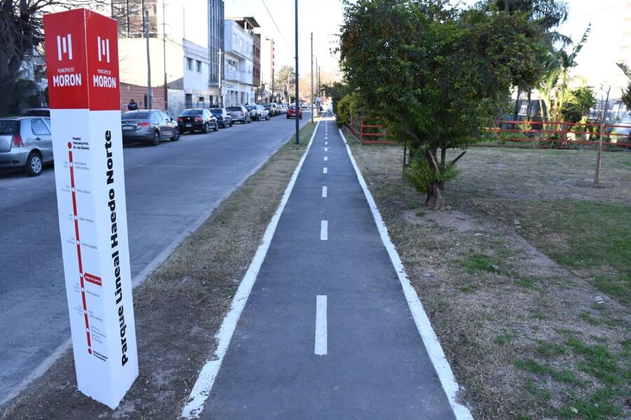 Morón: Inauguraron el Parque Lineal Haedo Norte