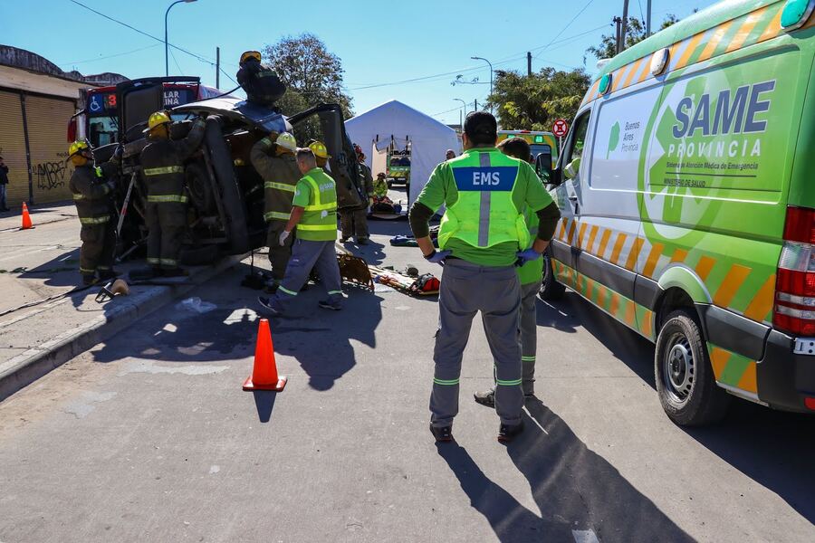 Berisso: Realizarán un simulacro de siniestro vial y cambian el recorrido de colectivos