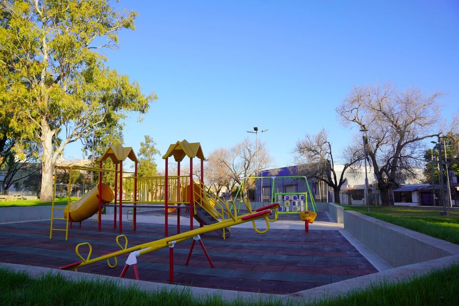 San Martín: Inauguraron las obras de la Plaza 25 de Mayo