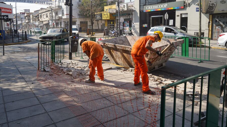 Vicente López: Avanzan los trabajos en Centro Comercial Munro