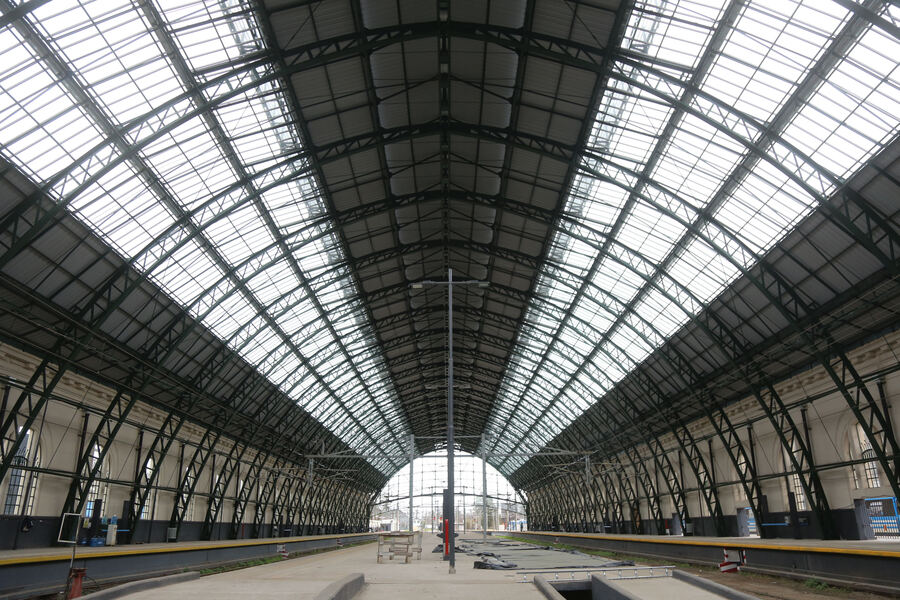 La Plata: Finalizan las obras en el techo de la Estación de Trenes