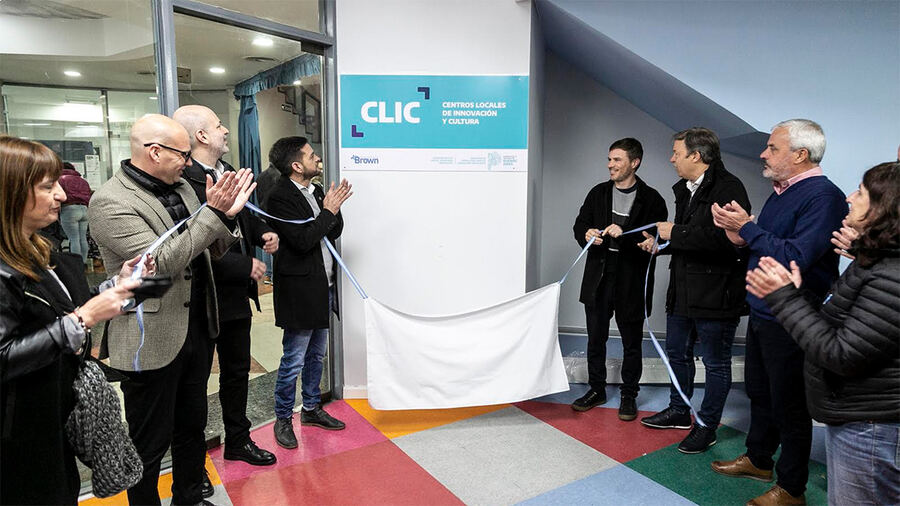 Almirante Brown: Inauguran un "Espacio Clic" para actividades tecnológicas