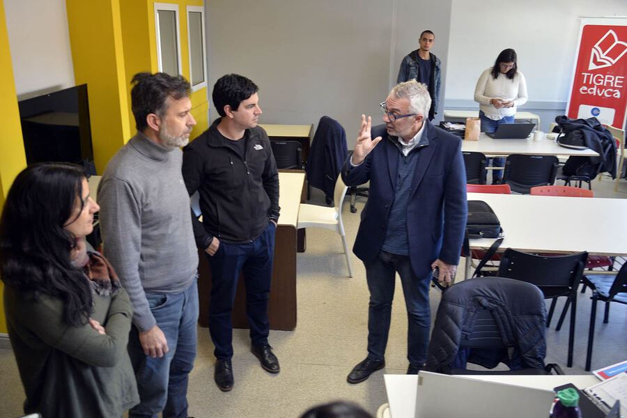 Tigre: Zamora recorrió obras de infraestructura y modernización en el Centro Universitario local
