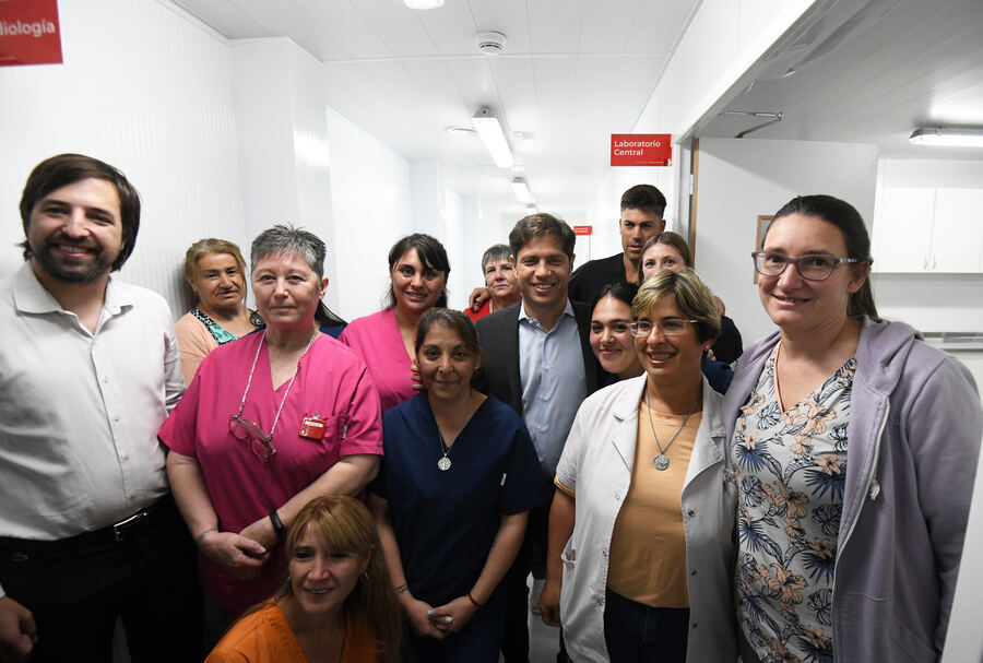 Kicillof: "Hemos hecho una inversión de salud como nunca se hizo en la historia"