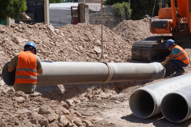 Bahía Blanca: La Provincia inició la obra de recambio de cañerías