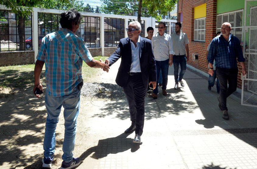 Tigre: Zamora supervisó la puesta en valor del Jardín de Infantes 938 de Benavídez