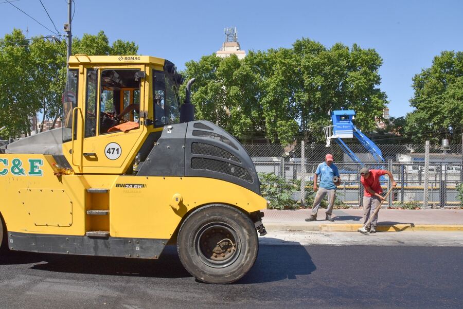 San Martín: Avanzan las obras en las calles Bolivia y San Martín