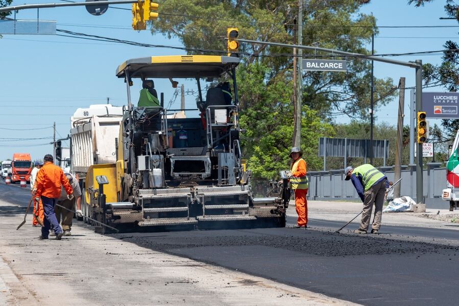 San Nicolás: Concretaron la última etapa de la obra en ruta 188