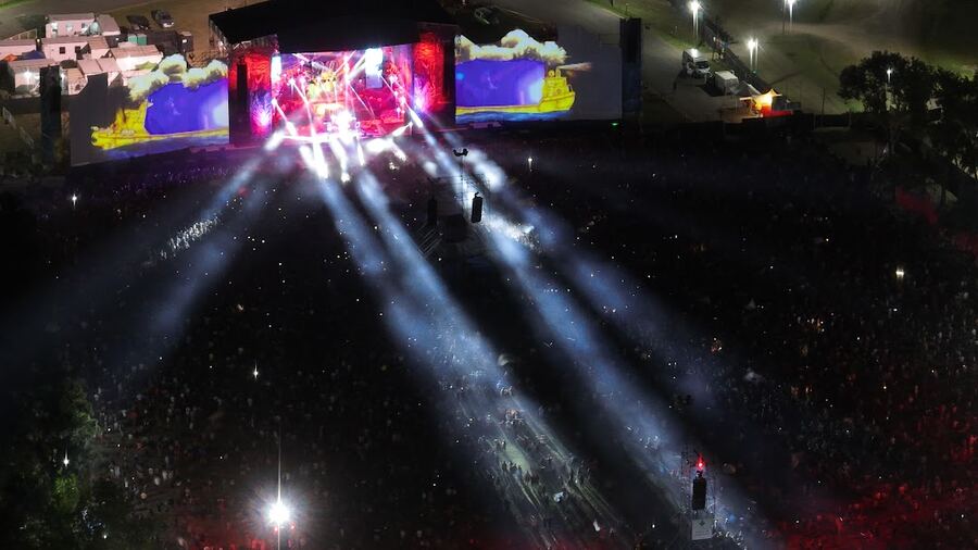 Mercedes: El masivo show de La Renga dejó un saldo positivo en la ciudad