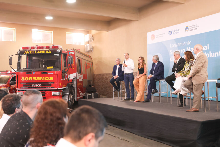 El Gobierno lanzó el Seguro Nacional para Bomberos Voluntarios
