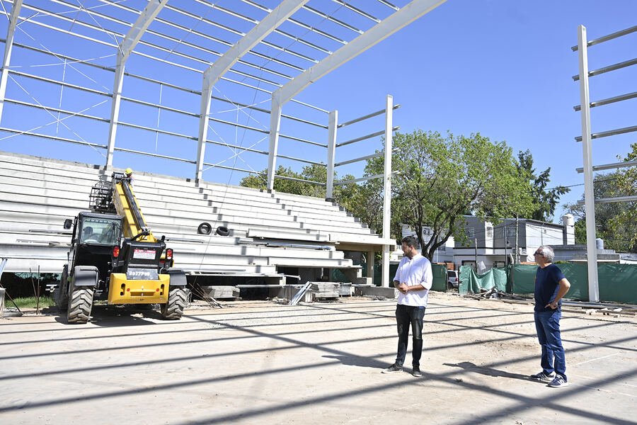 Tigre: Avanza la obra en el nuevo microestadio de Benavídez
