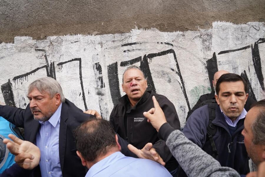 D’Onofrio sobre la agresión en la protesta: “Lamentablemente se desbordó”