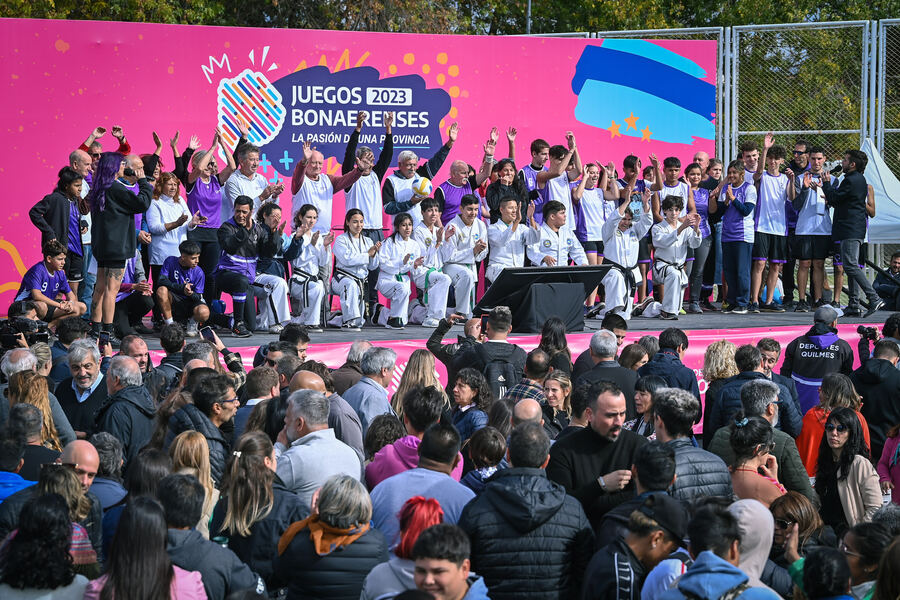 Kicillof presentó los Juegos Bonaerenses: “Son un instrumento de justicia social”