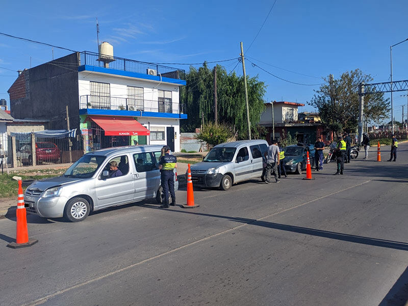 Florencio Varela: Controles de tránsito y alcoholemia en el Cruce Varela