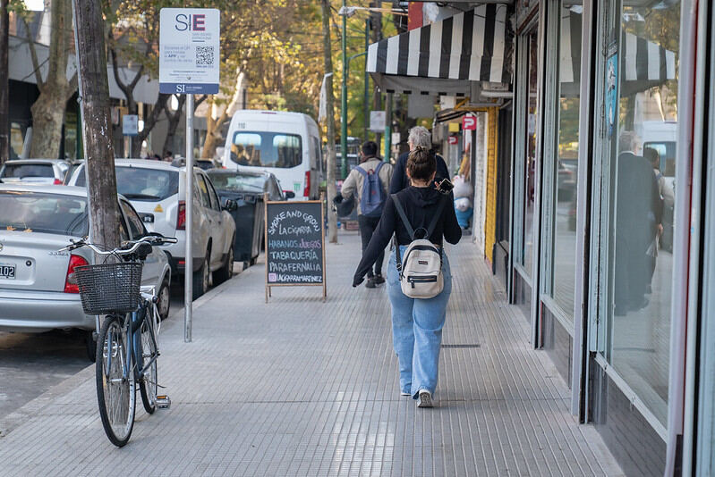 San Isidro: Renuevan las veredas en los centros comerciales de la ciudad