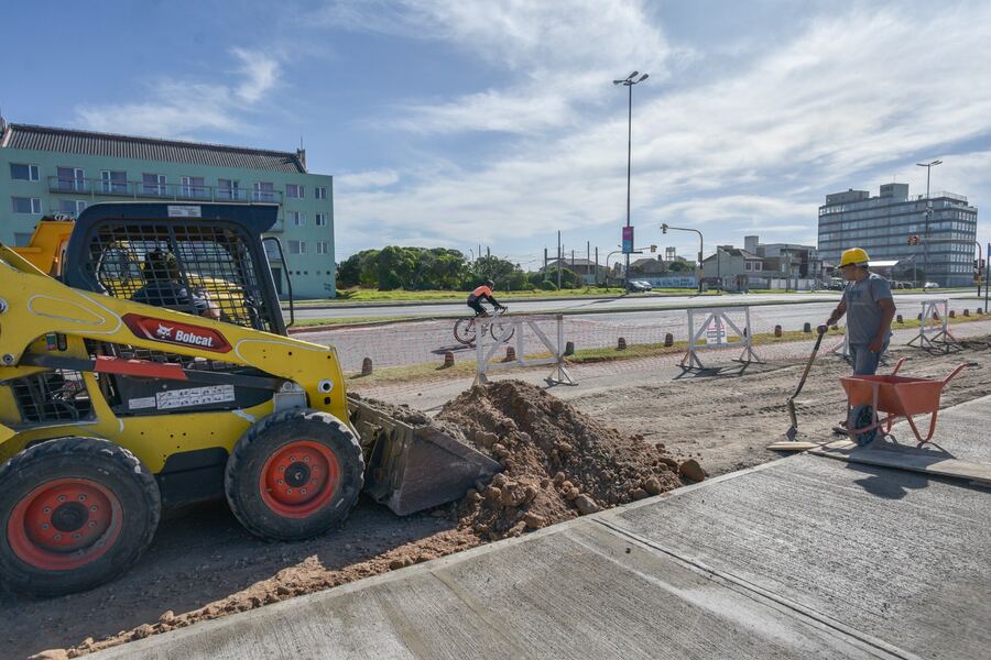 Mar del Plata: Avanza la obra de renovación integral del Paseo Costero Norte