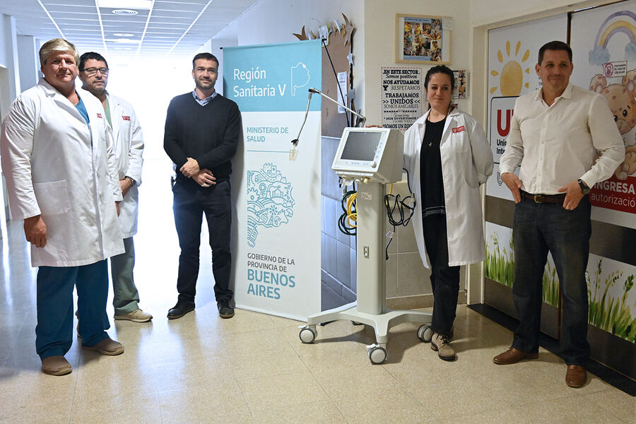 Tigre: El Hospital Materno Infantil incorporó un nuevo respirador