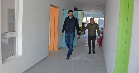 Olavarría: Avanzan las obras de infraestructura en dos jardines de infantes