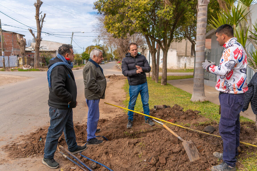 Campana: Extienden la conexión domiciliaria a la red cloacal