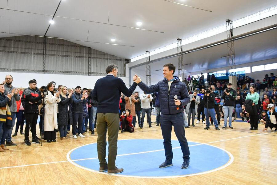 San Vicente: Quedó inaugurado el microestadio del polideportivo Padre Mugica