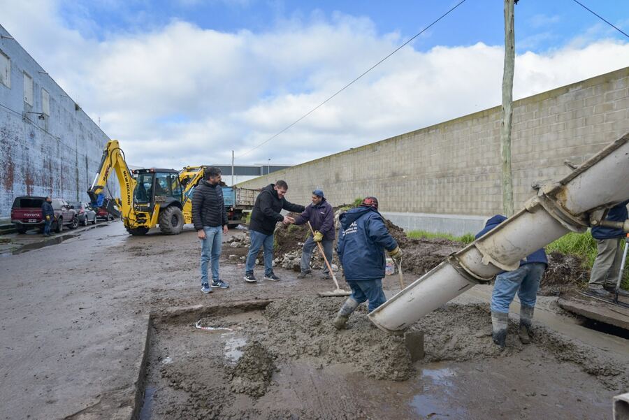 Mar del Plata: El municipio realiza obras de repavimentación en la zona del Puerto
