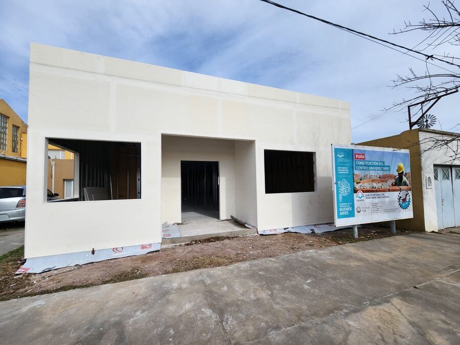 Puán: Avanza la construcción de la sede universitaria
