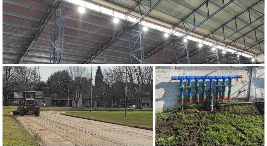 Madariaga: Finalizan los trabajos de mejoras en el Polideportivo Municipal