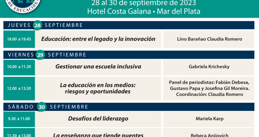 Con enorme expectativa, siguen las inscripciones para el XXI Congreso Nacional Enseñanza Privada