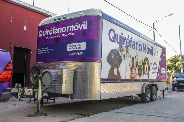 Campana: El quirófano móvil para mascotas estará en "Barrios Unidos"