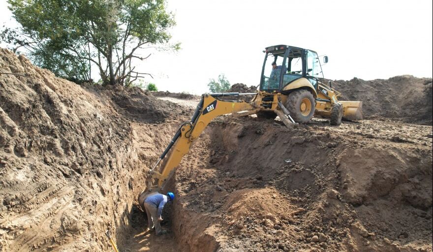 La Plata: Ponen en marcha una importante obra hidráulica en el Arroyo Pérez