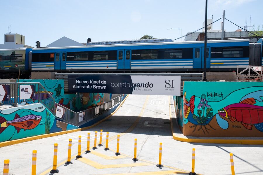 San Isidro: Quedó habilitado el nuevo túnel Almirante Brown