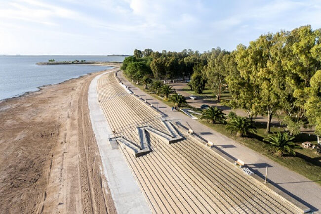 Guaminí: Finalizaron las obras hidráulicas en la laguna del Monte y Casbas
