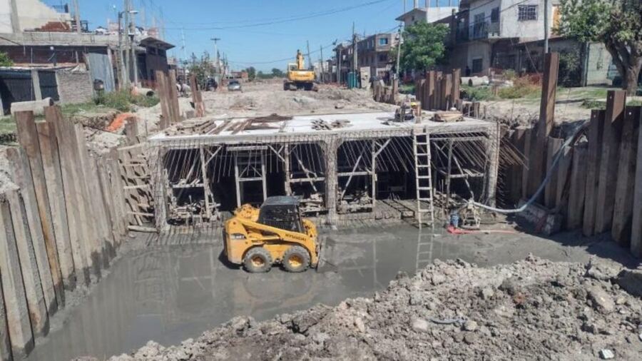 Lomas de Zamora: Siguen las obras en la nueva estación de bombeo de Santa Catalina