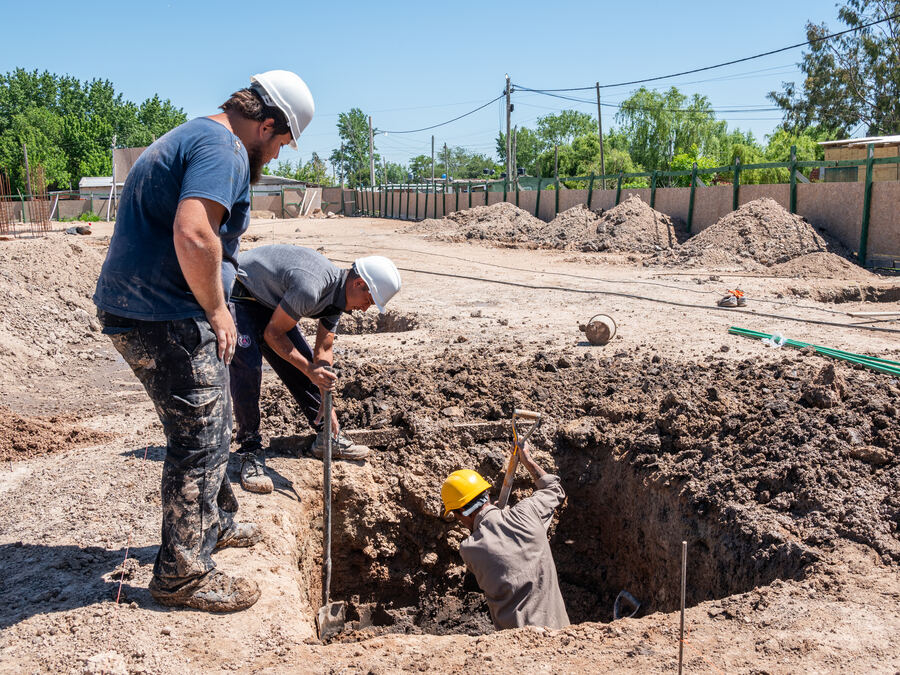 San Vicente: Avanza la obra para la construcción del Polo Educativo