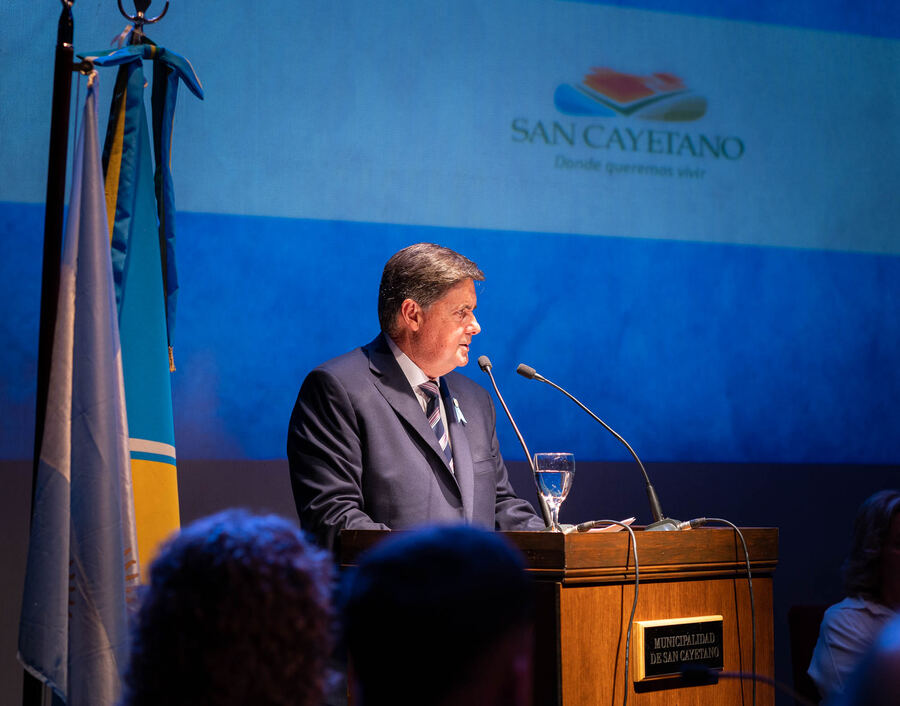 San Cayetano: Miguel Gargaglione asumió un nuevo período como intendente