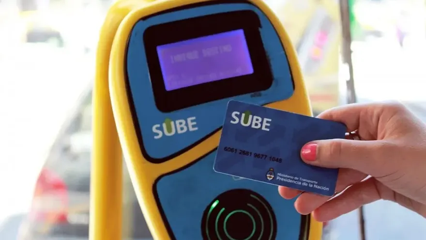 Tarjeta SUBE: Se actualizó el monto del “saldo negativo"
