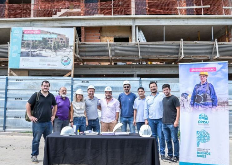 La Provincia comenzó obras de urbanización en barrios de San Martín y La Matanza